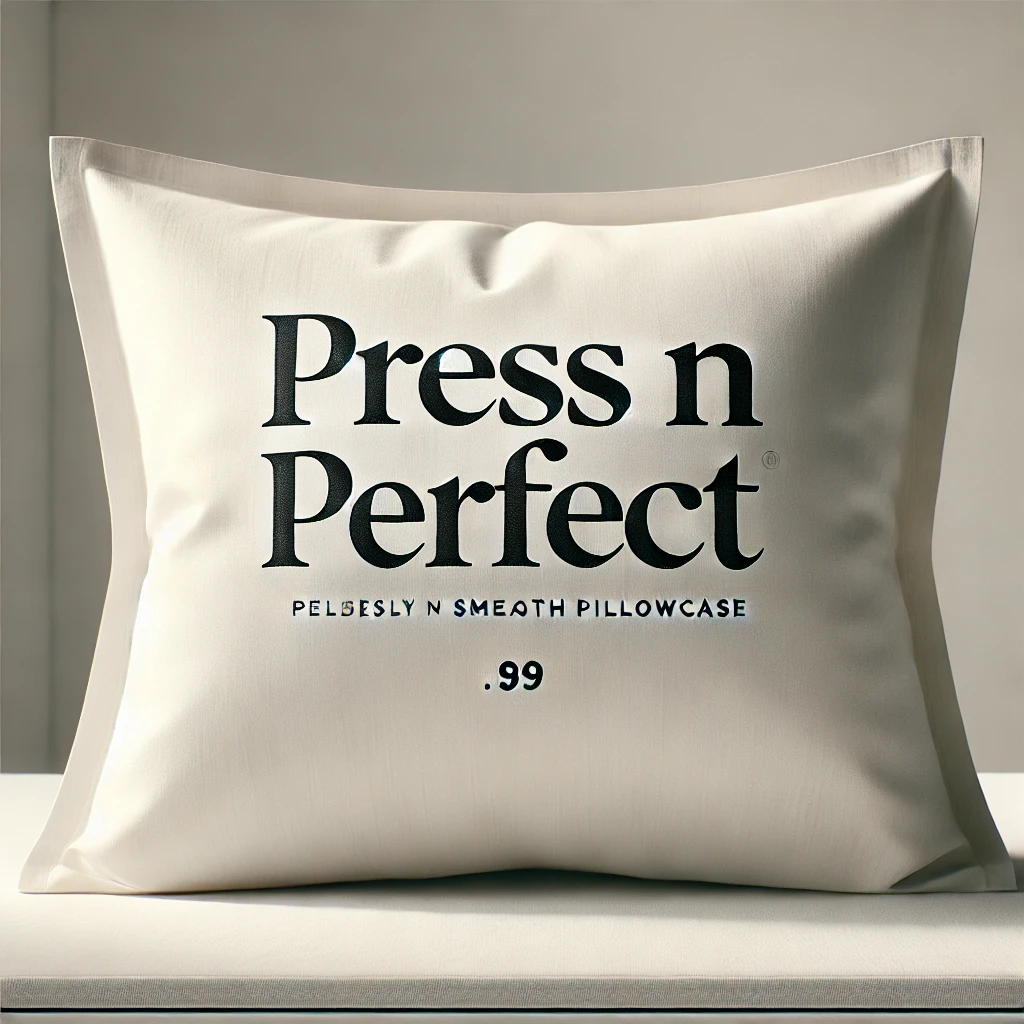 Pillow case -  Iron / Press